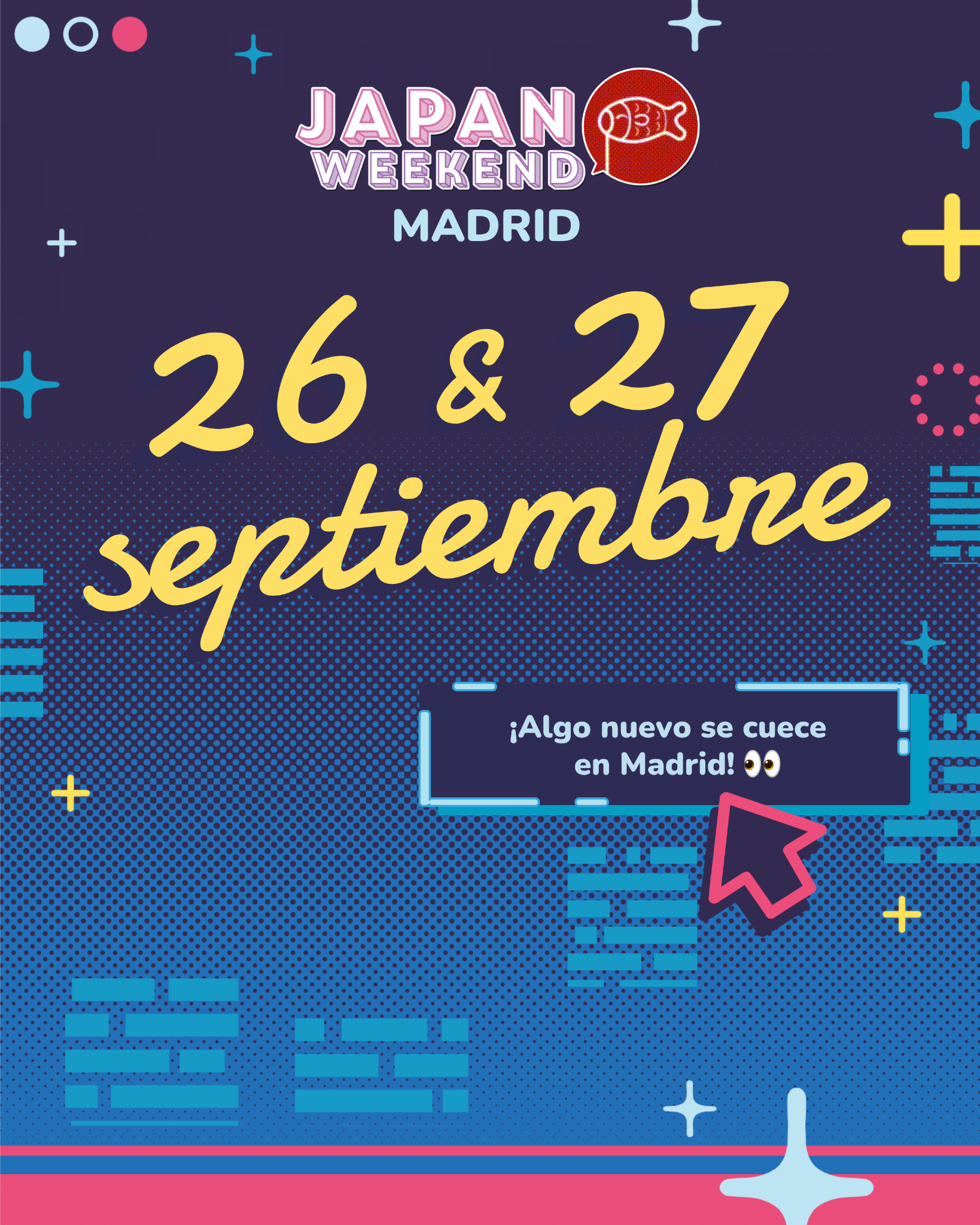 Cartel de Japan Weekend MADRID 26 & 27 de septiembre